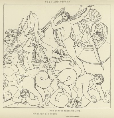 Dioses y titanes de John Flaxman